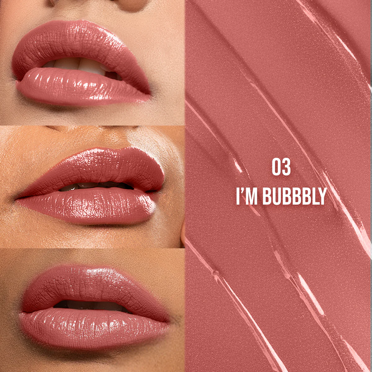 Gloss Lock 2-in-1 Liquid Lipstick - 03 I'm Bubbly - Image 4