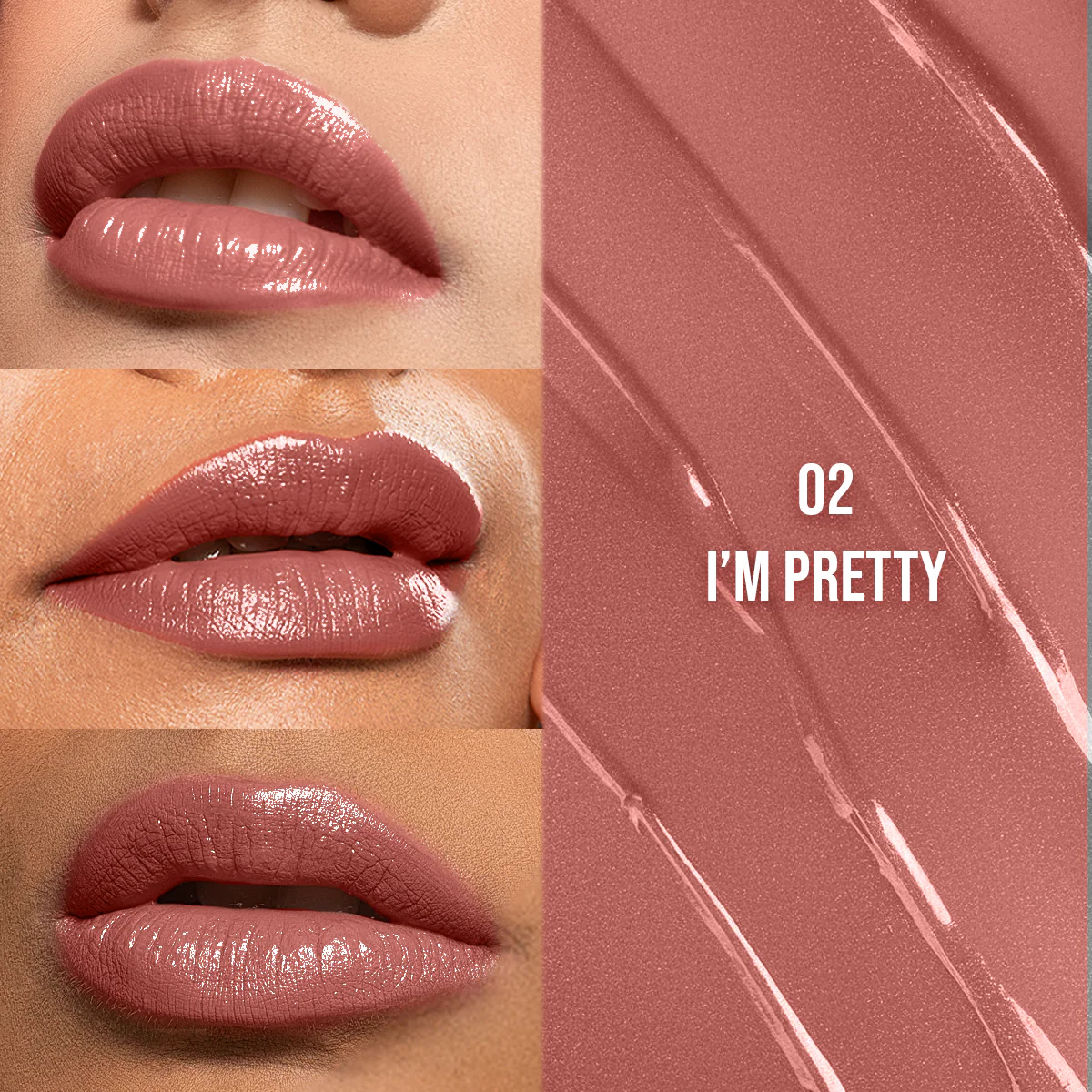 Gloss Lock 2-in-1 Liquid Lipstick - 02 I'm Pretty - Image 4