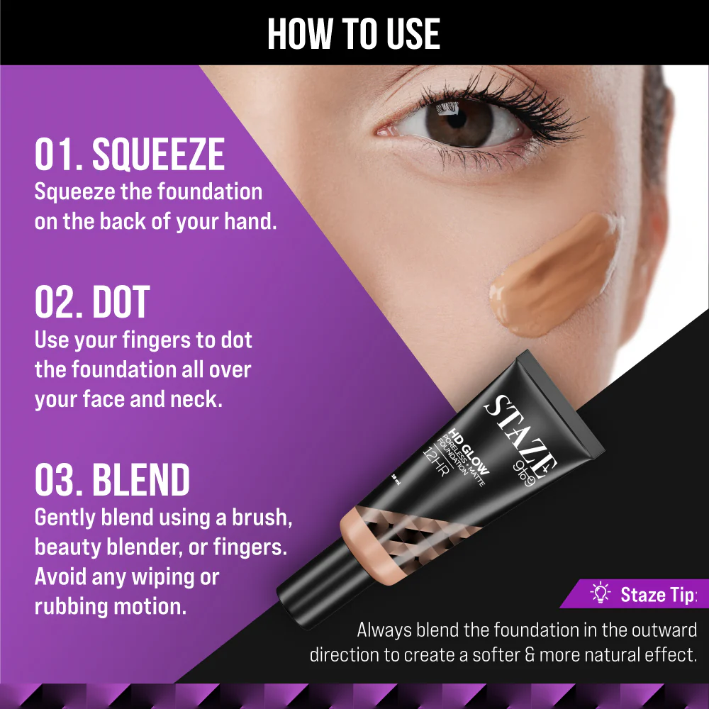 HD Glow Foundation - 200W Beige - Image 6