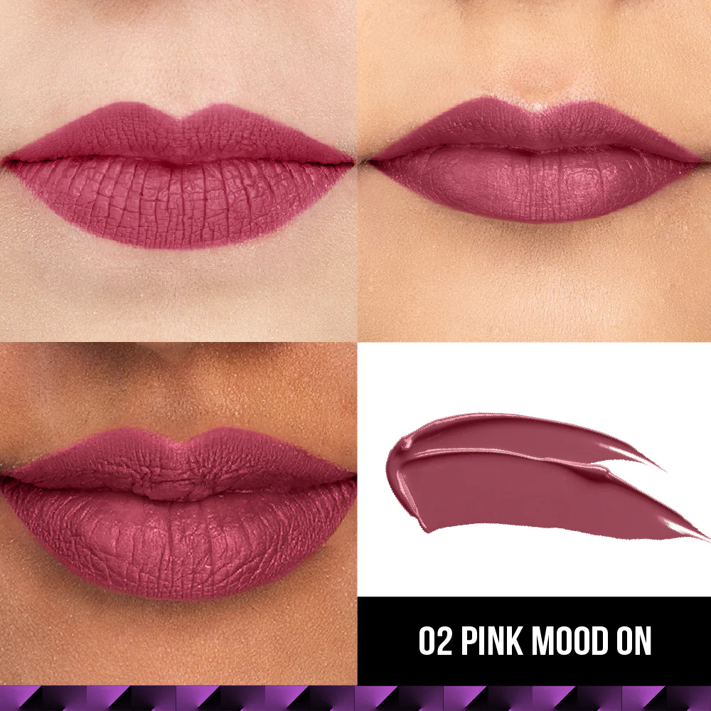 Lips Don’t Lie Liquid Lipstick - 02 Pink Mood On - Image 4