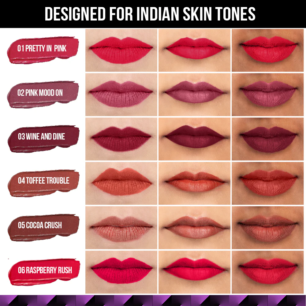 Lips Don’t Lie Liquid Lipstick - 03 Wine and Dine - Image 5