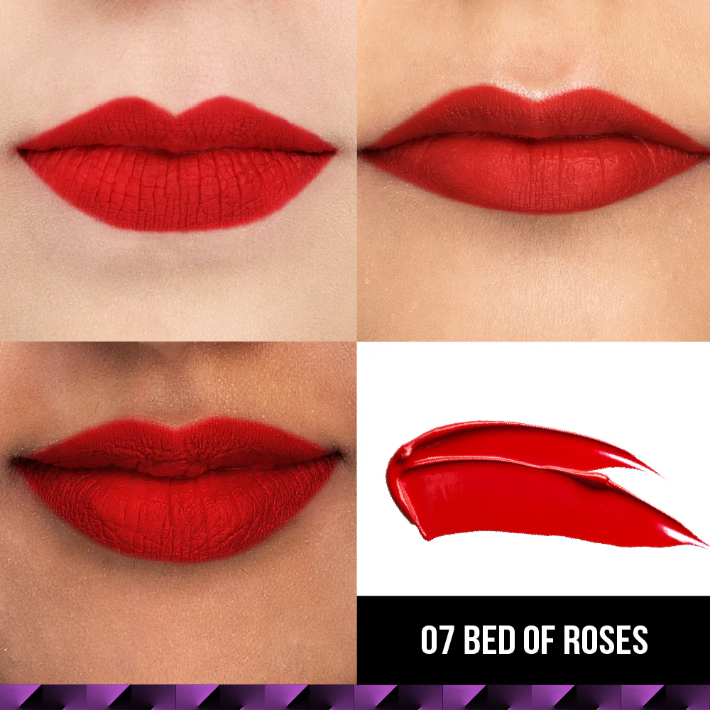 Lips Don’t Lie Liquid Lipstick - 07 Bed of Roses - Image 4