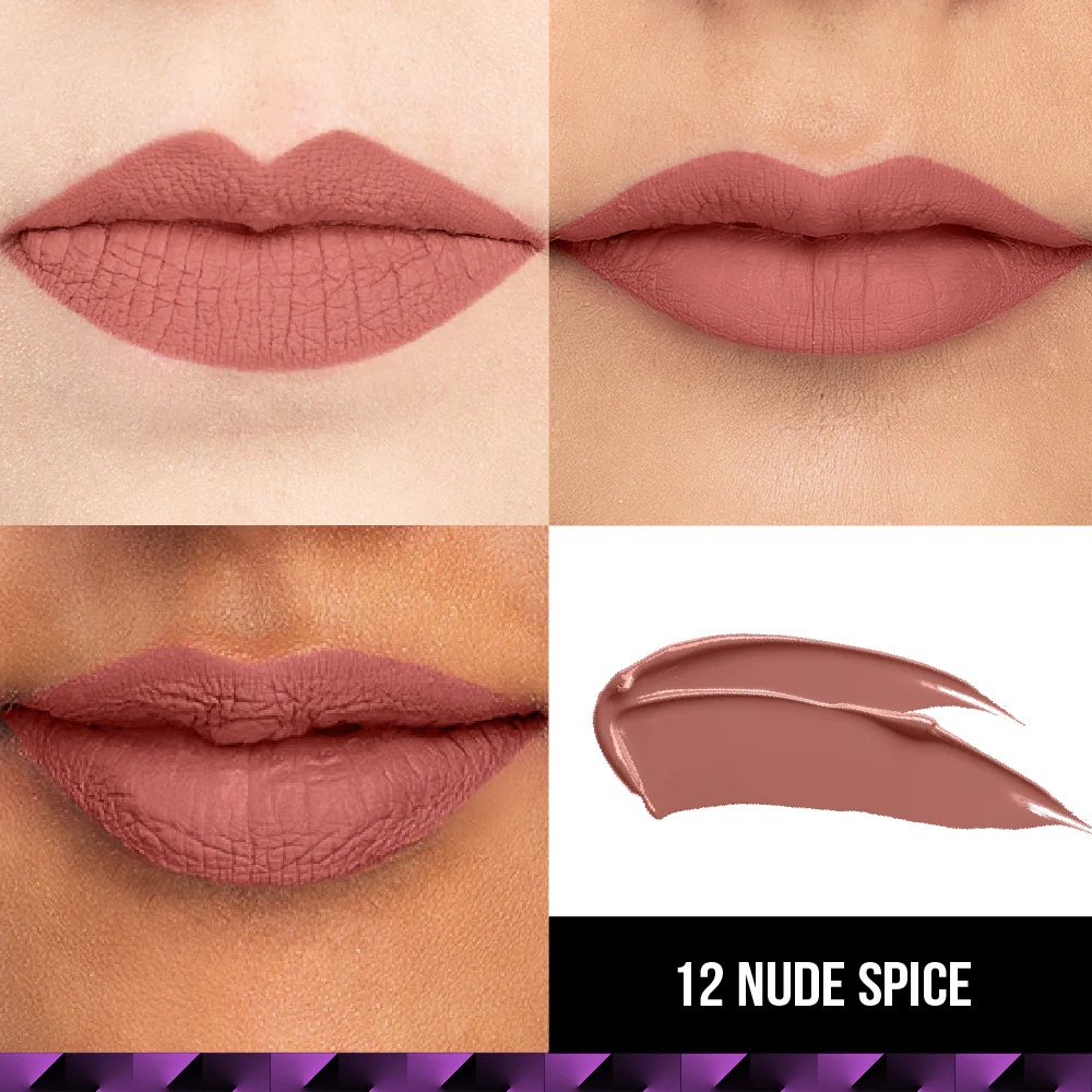 Lips Don’t Lie Liquid Lipstick - 12 Nude Spice - Image 4