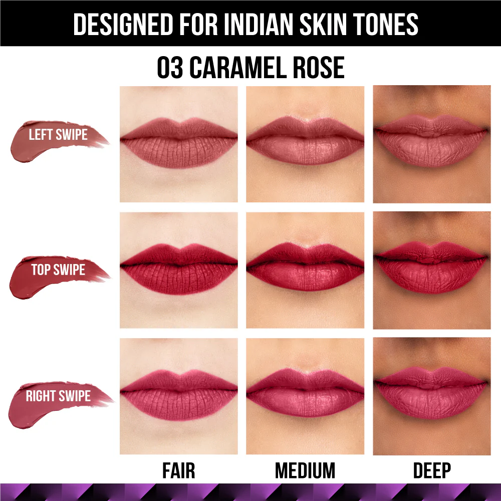 Love Tri-Angle 3 In 1 Lipstick - 03 Caramel Rose - Image 4