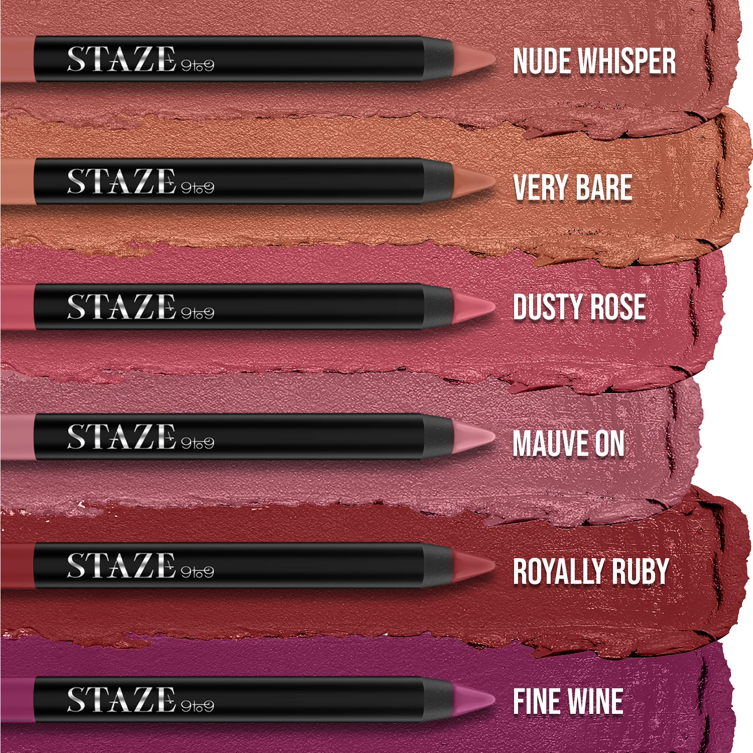 Pout On Lip Crayon 01 Nude Whisper with Sharpener - Image 6