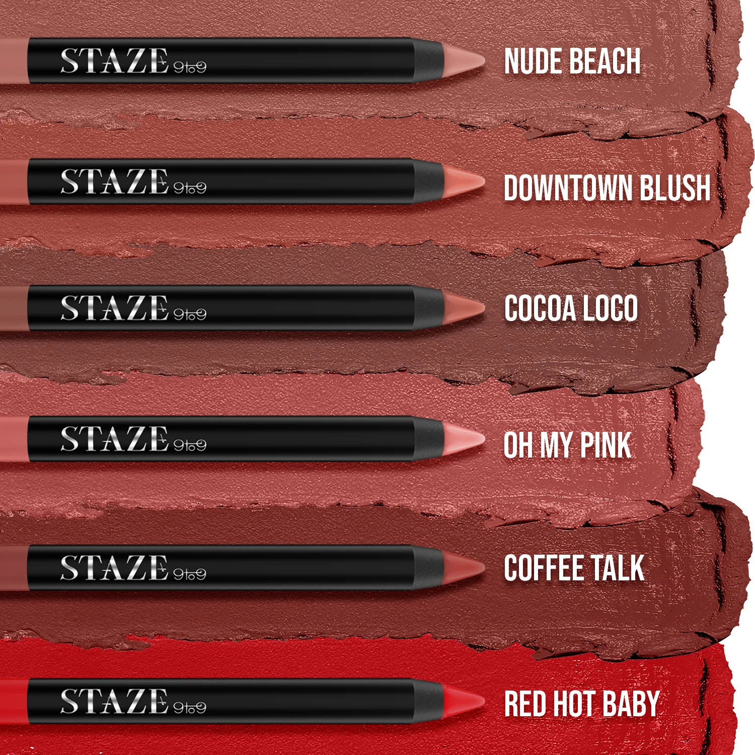 Pout On Lip Crayon 01 Nude Whisper with Sharpener - Image 7
